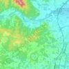 Topografische kaart Bescanó, reliëfkaart, hoogtekaart