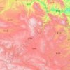 Topografische kaart རྨ་ལྷོ་བོད་རིགས་རང་སྐྱོང་ཁུལ་ 黄南藏族自治州, reliëfkaart, hoogtekaart