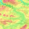 Topografische kaart Steinfort, hoogte, reliëf