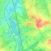Topografische kaart Rijkhoven, hoogte, reliëf