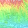 Topografische kaart Viana, reliëfkaart, hoogtekaart