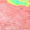 Topografische kaart ཡུས་ཧྲུའ 玉树藏族自治州, reliëfkaart, hoogtekaart