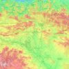 Topografische kaart Navarra, reliëfkaart, hoogtekaart