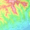 Topografische kaart Benahavís, hoogte, reliëf