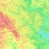Topografische kaart Kitchener, reliëf, hoogte