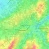 Topografische kaart Hoepertingen, hoogte, reliëf