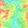 Topografische kaart Rignano sull'Arno, reliëfkaart, hoogtekaart