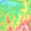 Topografische kaart Vegadeo, hoogte, reliëf