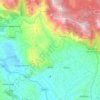Topografische kaart Alvito, reliëfkaart, hoogtekaart