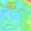 Topografische kaart Huarte, reliëfkaart, hoogtekaart