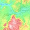 Topografische kaart Loja, hoogte, reliëf
