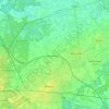 Topografische kaart Nederweert, hoogte, reliëf