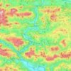 Topografische kaart Laško, hoogte, reliëf