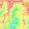 Topografische kaart Valtournenche, reliëfkaart, hoogtekaart