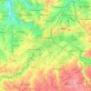 Topografische kaart Tongeren, hoogte, reliëf