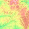 Topografische kaart 五大连池市, reliëfkaart, hoogtekaart
