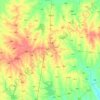 Topografische kaart 八斗镇, reliëfkaart, hoogtekaart