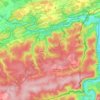 Topografische kaart Viroinval, hoogte, reliëf