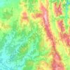 Topografische kaart Castroverde, reliëfkaart, hoogtekaart