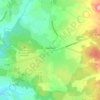 Topografische kaart Septfonds, hoogte, reliëf