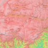 Topografische kaart ལྷོ་ཁ་ས་ཁུལ། / 山南市 / Shannan, reliëfkaart, hoogtekaart
