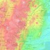 Topografische kaart Napo, reliëfkaart, hoogtekaart