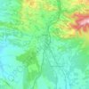 Topografische kaart Tafalla, reliëfkaart, hoogtekaart