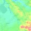 Topografische kaart Aksaray, hoogte, reliëf