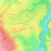 Topografische kaart Dinan, reliëfkaart, hoogtekaart