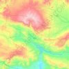 Topografische kaart Varto, hoogte, reliëf