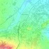 Topografische kaart Cintruénigo, reliëfkaart, hoogtekaart