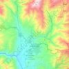 Topografische kaart Catamayo, reliëfkaart, hoogtekaart