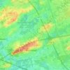 Topografische kaart Lummen, hoogte, reliëf