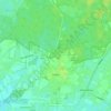 Topografische kaart Diever, hoogte, reliëf