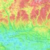 Topografische kaart Habay, hoogte, reliëf