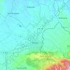 Topografische kaart Revel, hoogte, reliëf