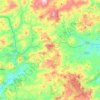 Topografische kaart Enna, reliëfkaart, hoogtekaart