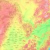 Topografische kaart Heilongjiang, reliëfkaart, hoogtekaart