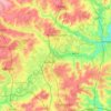 Topografische kaart Welwyn Hatfield, hoogte, reliëf