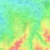 Topografische kaart Kortessem, hoogte, reliëf