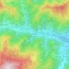 Topografische kaart Venasca, reliëfkaart, hoogtekaart