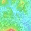 Topografische kaart Estella, reliëfkaart, hoogtekaart