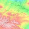 Topografische kaart 乌鲁木齐县 ئۈرۈمچى ناھىيىسى, reliëfkaart, hoogtekaart