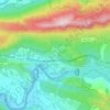 Topografische kaart Yesa, reliëfkaart, hoogtekaart