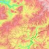 Topografische kaart Sankt Vith, hoogte, reliëf