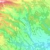 Topografische kaart Cistella, reliëfkaart, hoogtekaart