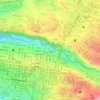 Topografische kaart America, hoogte, reliëf