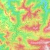 Topografische kaart Leiza, reliëfkaart, hoogtekaart