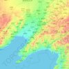 Topografische kaart Liaoning, reliëfkaart, hoogtekaart