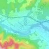 Topografische kaart Besalú, reliëfkaart, hoogtekaart